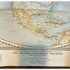 Northern Hemisphere Map Vintage 1946 National Geographic