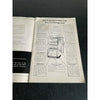 Vintage 1950 How to Use Your General Electric Refrigerator GE Manual Guide Book