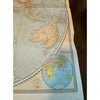 Map of the World Vintage 1941 WW2 Aged Paper National Geographic 41" x 22" Print