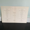 French Line 1959 Tourist Class Menus Lot of 4 S.S. Flandre Cruise Line Ship Travel