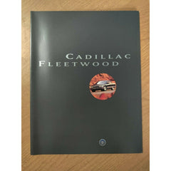 Cadillac Fleetwood 1996 Brochure Brougham Vintage Car Foldout Sales