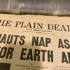 Plain Dealer July 21 & 22 1969 Moon Landing Walk Return Complete Newspapers Lot