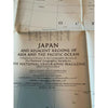 Japan Asia Pacific Ocean Map Vintage 1944 National Geographic Historic