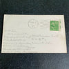 Traveling on a Florida Highway RPPC Postcard 1947 Vintage Trailer RV Car